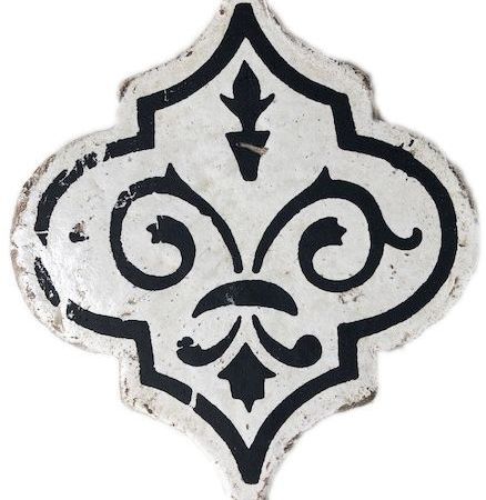 Deco: "Tulip" 5.75" x 4.75" Small Arabesque