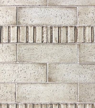 Striped Brick & Flat Brick 2.25" x 7.75" Color: Titanium White